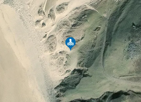 Satellite image of Tràigh Mhangurstadh