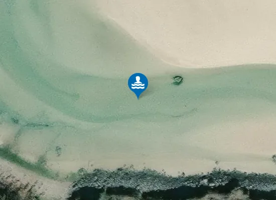 Satellite image of Traigh Leire