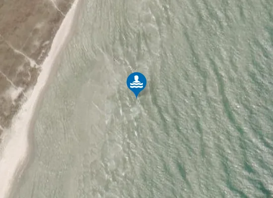 Satellite image of HOU BADESTRAND