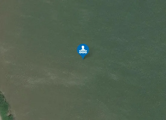 Satellite image of Tranmere Beach