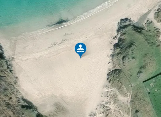 Satellite image of Tràigh Bhostaidh