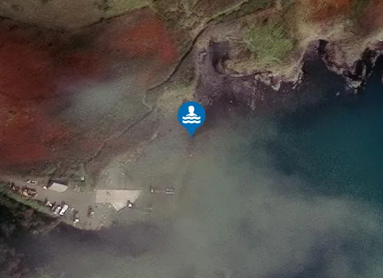 Satellite image of Porth Meudwy