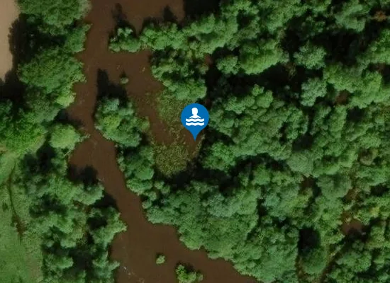 Satellite image of Pebble Beach