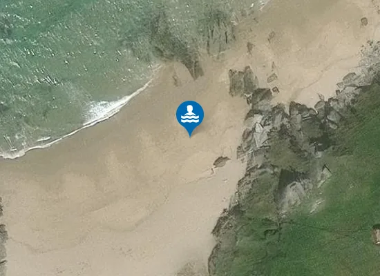 Satellite image of Midfield Beach