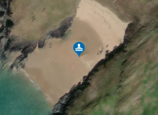 Satellite image of Porth Gro