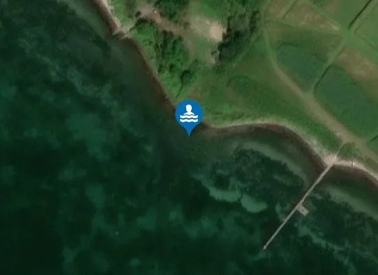 Satellite image of FEJØ, SYDSTRANDEN