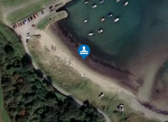 Satellite image of Traeth Trefor
