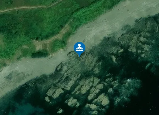 Satellite image of Samphire Beach