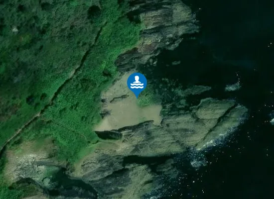 Satellite image of Lekerock Cove