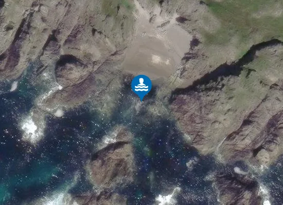 Satellite image of Port Bàn nam Maighdeag