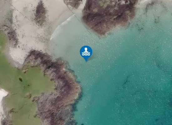 Satellite image of Tràigh na Sìolaig