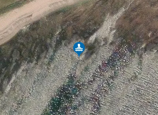 Satellite image of Westhaven Beach