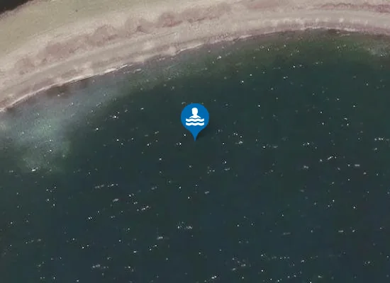 Satellite image of Bride's Noust