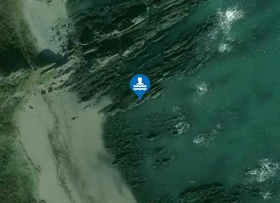 Satellite image of Skatie Shore