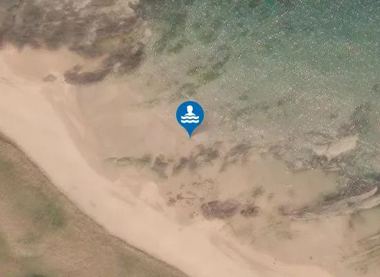Satellite image of Quarrel Sands