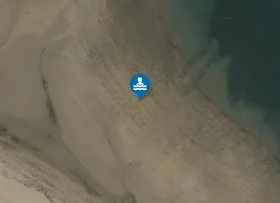 Satellite image of West Beach