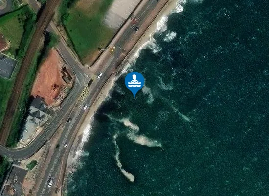 Satellite image of Livermead Beach