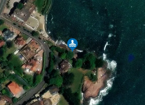 Satellite image of Institute Beach
