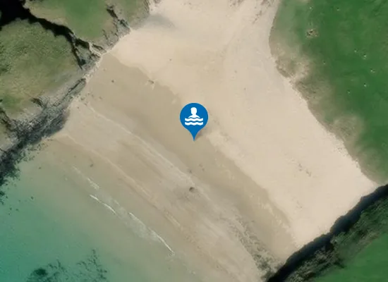 Satellite image of Traigh Bhan