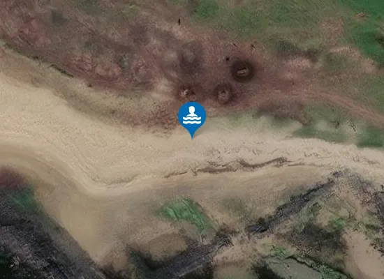 Satellite image of Cleats Shore