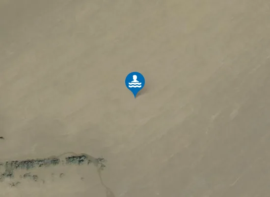 Satellite image of Monkstone Beach