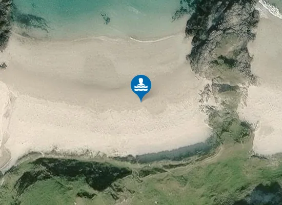 Satellite image of Tràigh Tuath