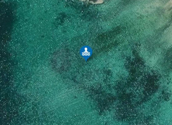 Satellite image of Peanmeanach Beach