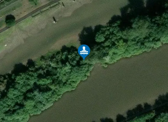 Satellite image of Hog Hole