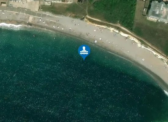 Satellite image of Freshwater Beach
