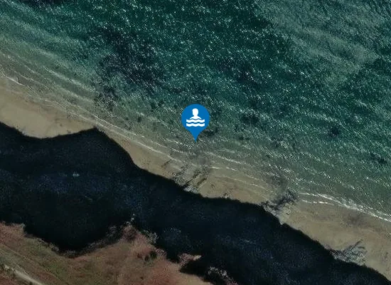 Satellite image of Traeth yr Ynys