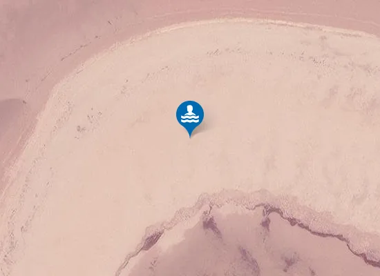 Satellite image of Goswick Sands