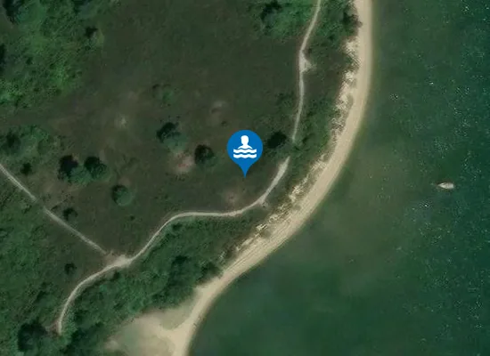 Satellite image of Shipstal Beach