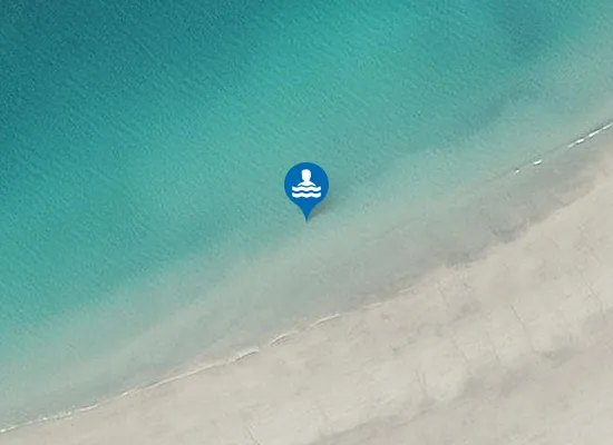 Satellite image of Tràigh Hòrnais