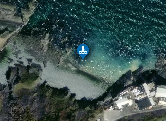 Satellite image of Traeth y Quarry