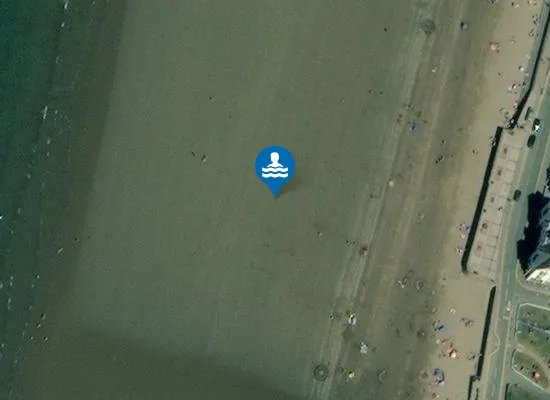 Satellite image of Broad Haven Beach