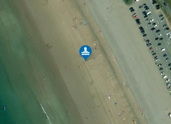 Satellite image of Newgale North