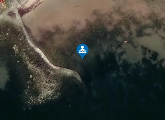 Satellite image of Newton Sands