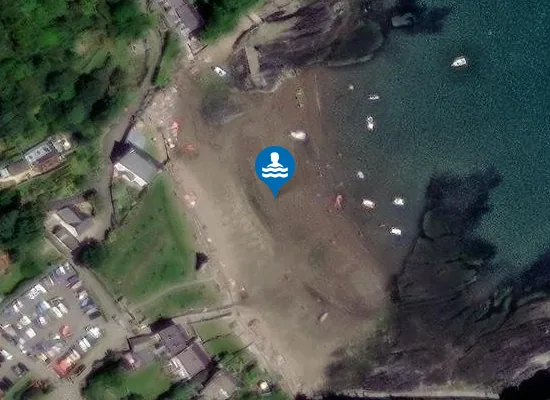 Satellite image of Traeth Mawr