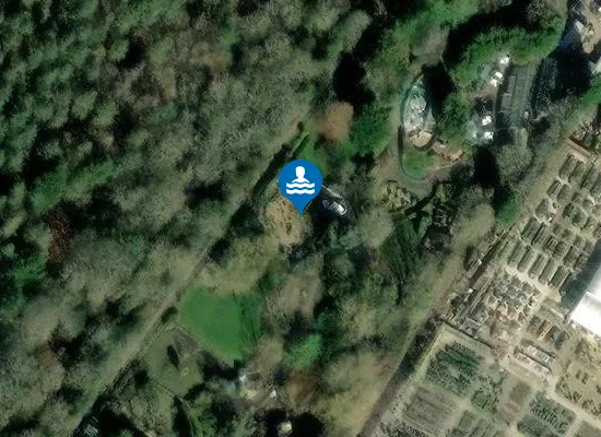 Satellite image of Penguin Beach