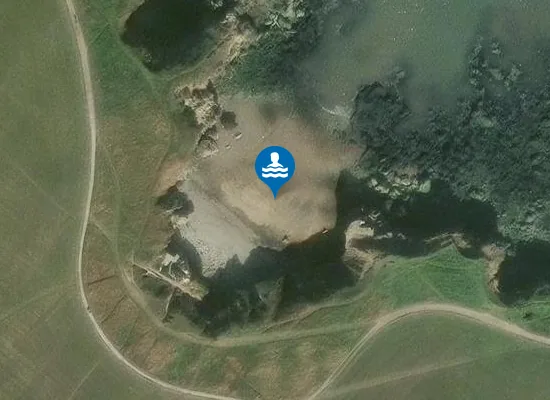 Satellite image of Man Haven
