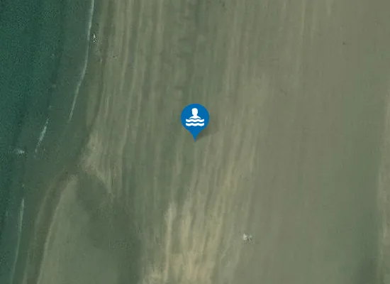 Satellite image of Whitesands Beach