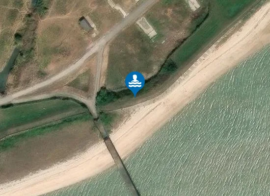 Satellite image of Cockleshell Hard