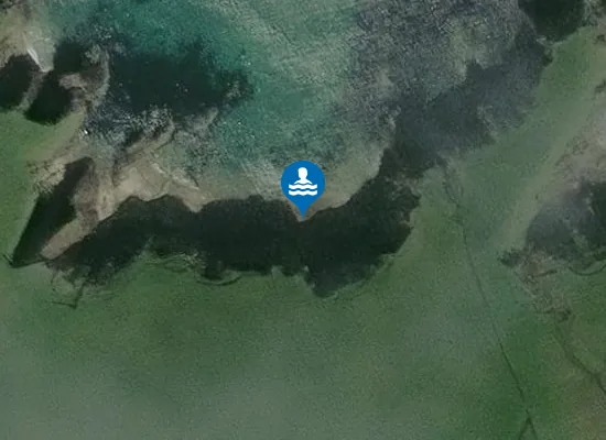 Satellite view of Snouska sand
