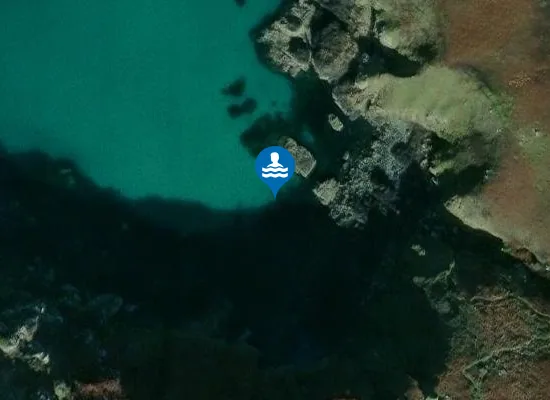 Satellite image of Pendour Beach