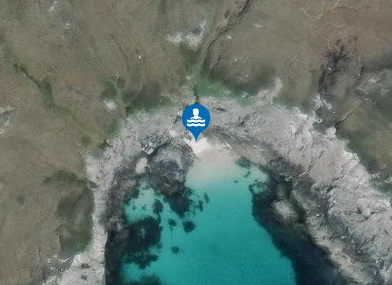 Satellite image of Geodha Gainmheach