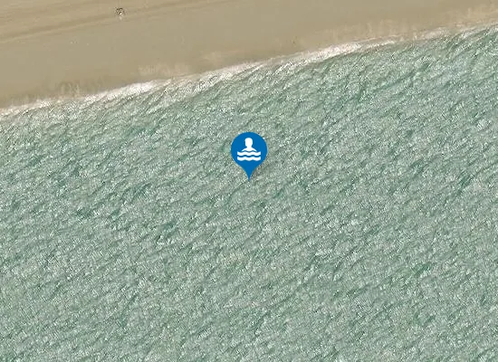 Satellite image of Seabrook Beach