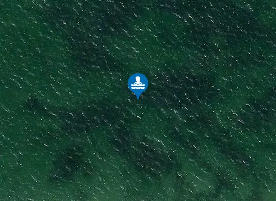 Satellite image of Central Beach