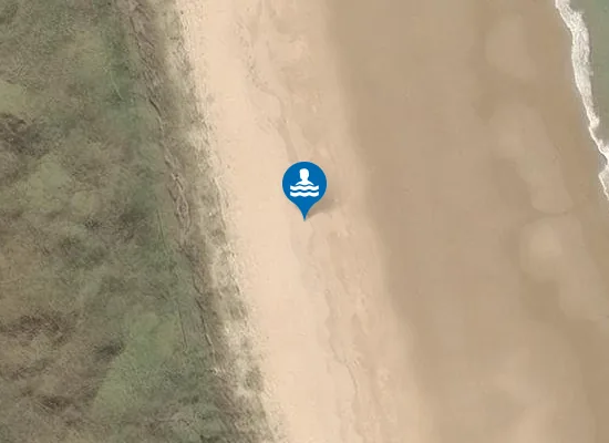 Satellite image of Embo Beach