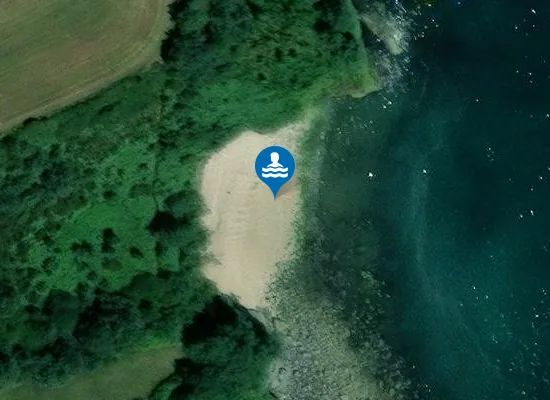 Satellite image of Silvermine Beach