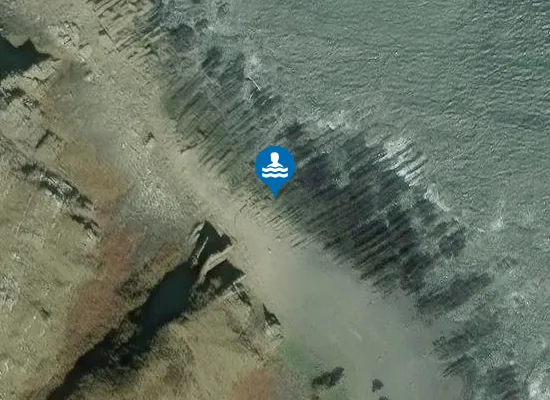 Satellite image of Broad Sands